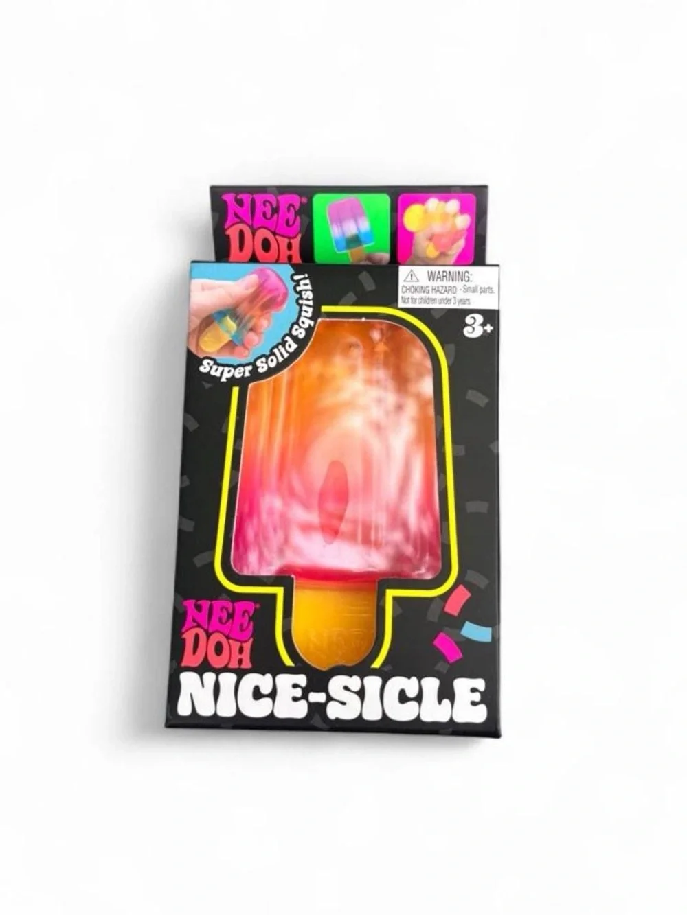 NeeDoh Nice-Sicle Popsicle Squishy Toy NIP – Orange